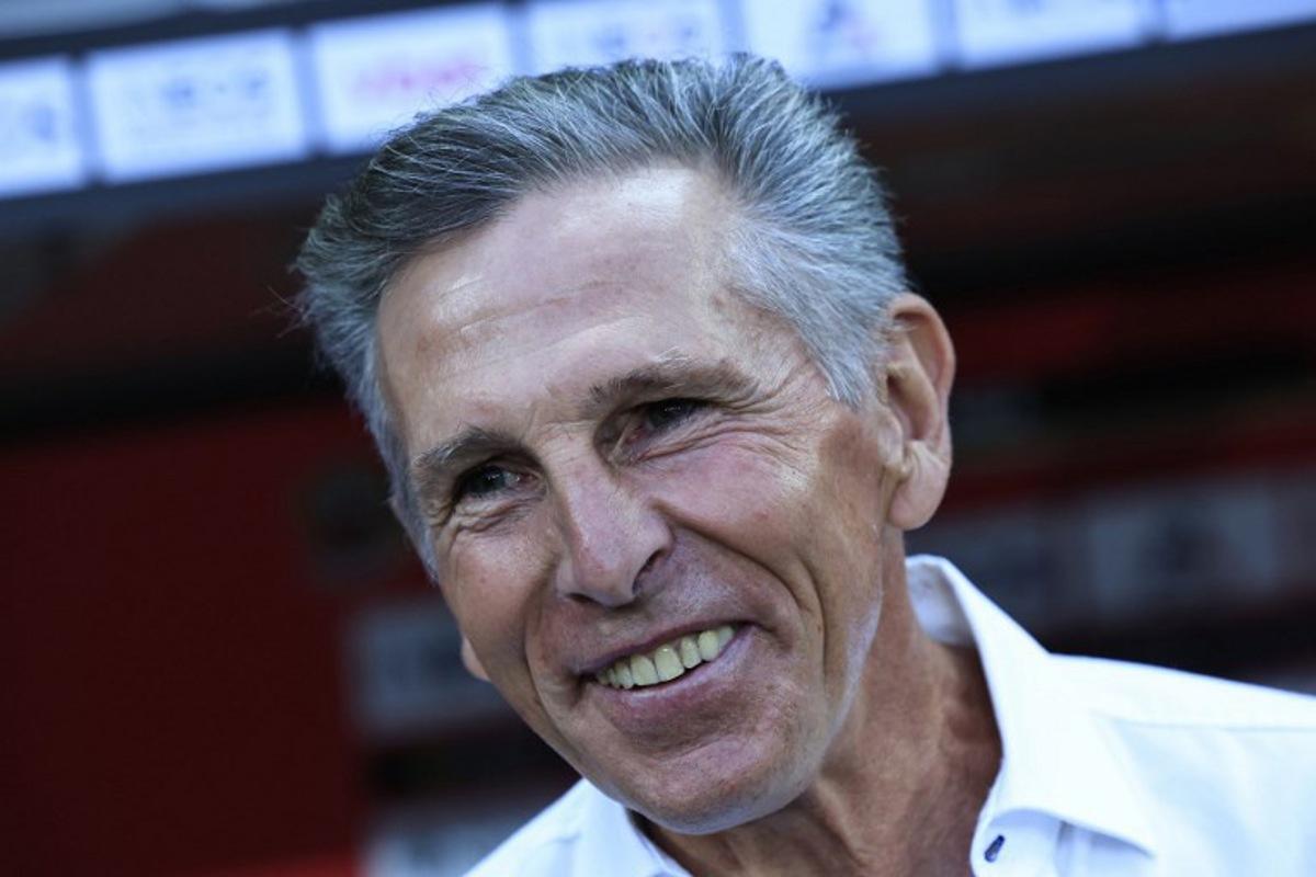 Nice's former French head coach Claude Puel reacts ahead of the French L1 football match between Nice and LOSC Lille at the Allianz Riviera stadium, in Nice, southern France, on August 11, 2023.  Valery HACHE / AFP