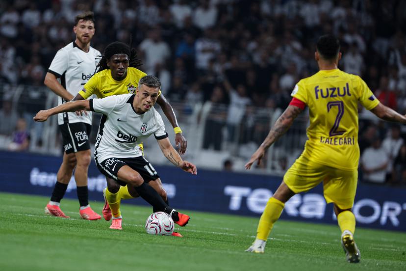 Belgian attacker Leandro Trossard of Besiktas pictured in action during a soccer game between Besiktas JK and Eyupspor, in the Turkish Süper Lig competition in Istanbul, Turkey on Sunday 16 August 2026. BELGA PHOTO BURAK BASTURK
