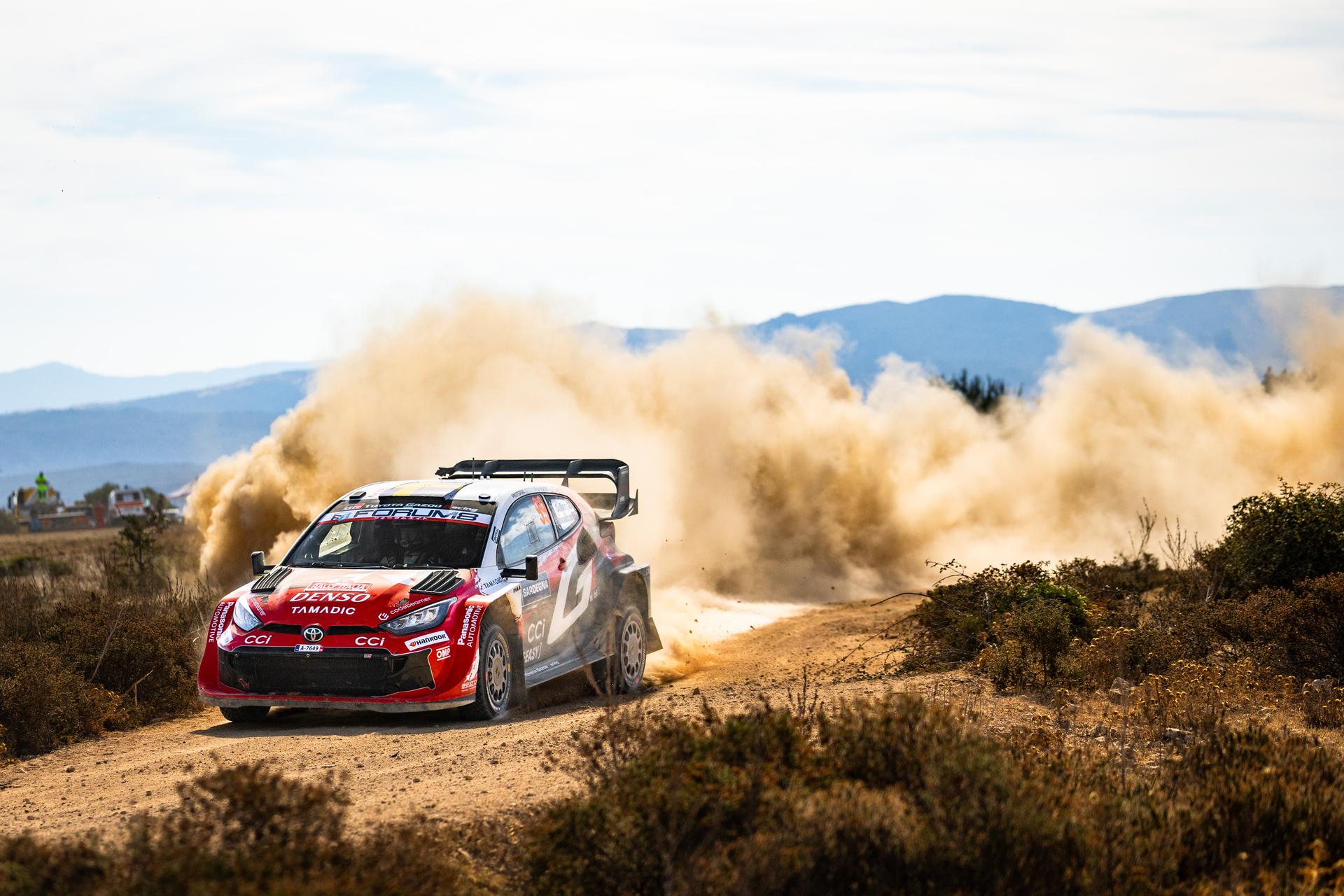 ATTENTION EDITORS - HANDOUT PICTURES - EDITORIAL USE ONLY MANDATORY CREDIT Hyundai Motorsport- This handout picture, released by Hyundai Motorsport on Friday 2 October 2026 shows Oliver Solberg en Elliott Edmondson during the WRC Rally of Sardinia. - Belga and Belga editorial board decline all responsability regarding the content of this picture. PHOTO HANDOUT Hyundai Motorsport