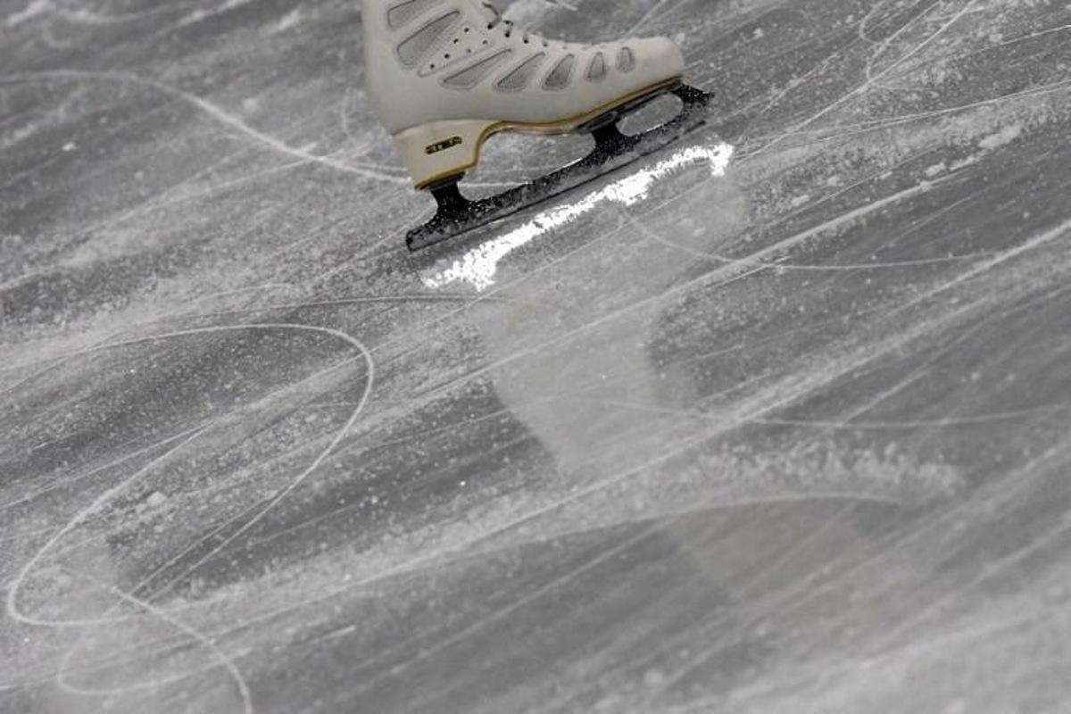 Switzerland's Alexia Paganini competes in the women's single skating short program of the figure skating event during the Pyeongchang 2018 Winter Olympic Games at the Gangneung Ice Arena in Gangneung on February 21, 2018. Kirill KUDRYAVTSEV / AFP