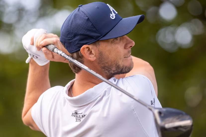 Belgian Thomas Pieters is pictured during the 2025 Soudal Open DP World Tour golf tournament, in Schilde, Wednesday 21 May 2025. From May 22 to 25, Rinkven Golf Club in Schilde will host the fourth edition of the Soudal Open, the Belgian leg of the DP World Tour. BELGA PHOTO JONAS ROOSENS