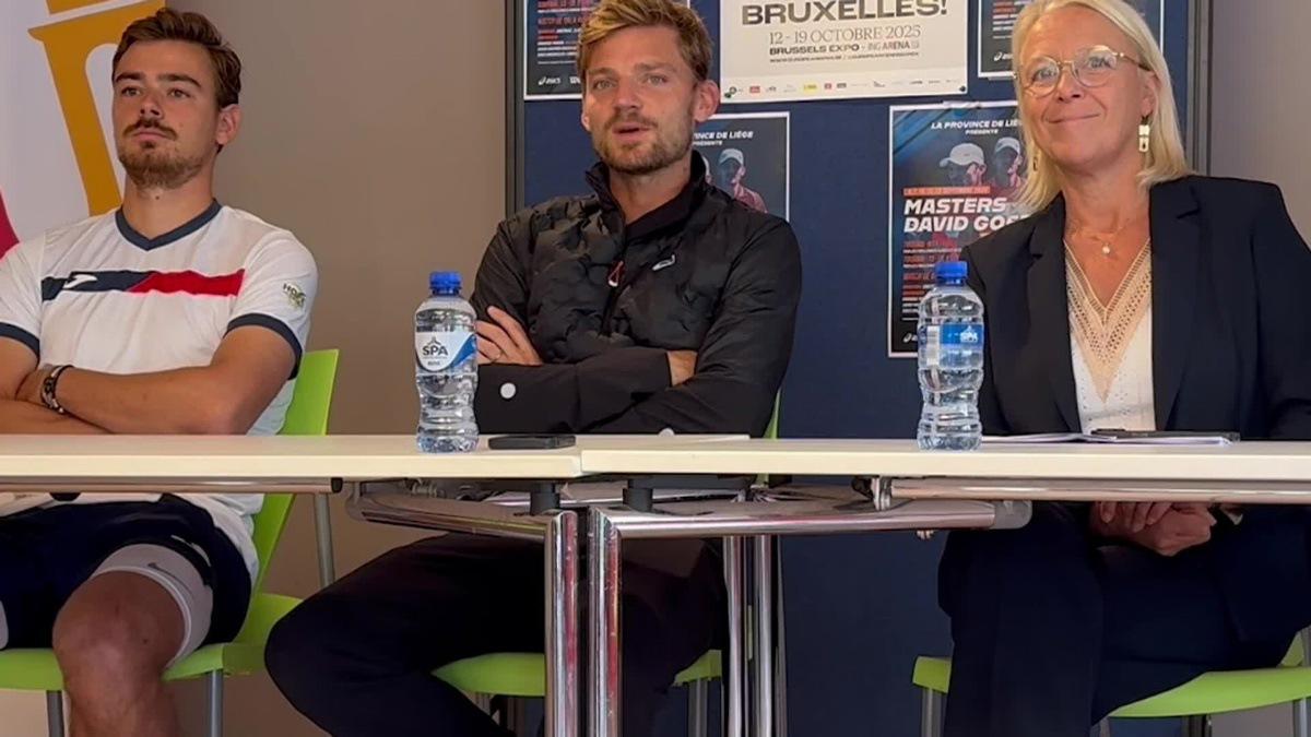 Video showing a press conference by Belgian tennis player David Goffin in Huy, on Saturday 13 September 2025. Goffin comments on "the excellent results" of the Belgian team in Australia. BELGA VIDEO DIDIER DE HOE