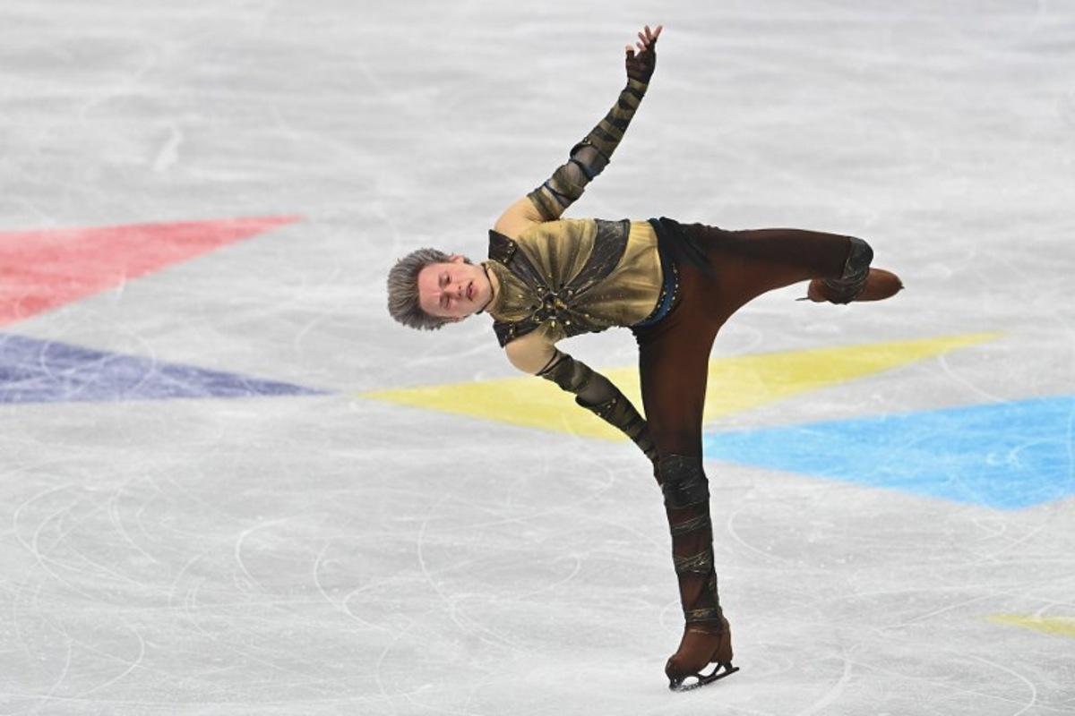 USA's Ilia Malinin performs during the men's short program of the 2026 ISU Figure Skating World Championships in Prague on March 26, 2026. Michal Cizek / AFP