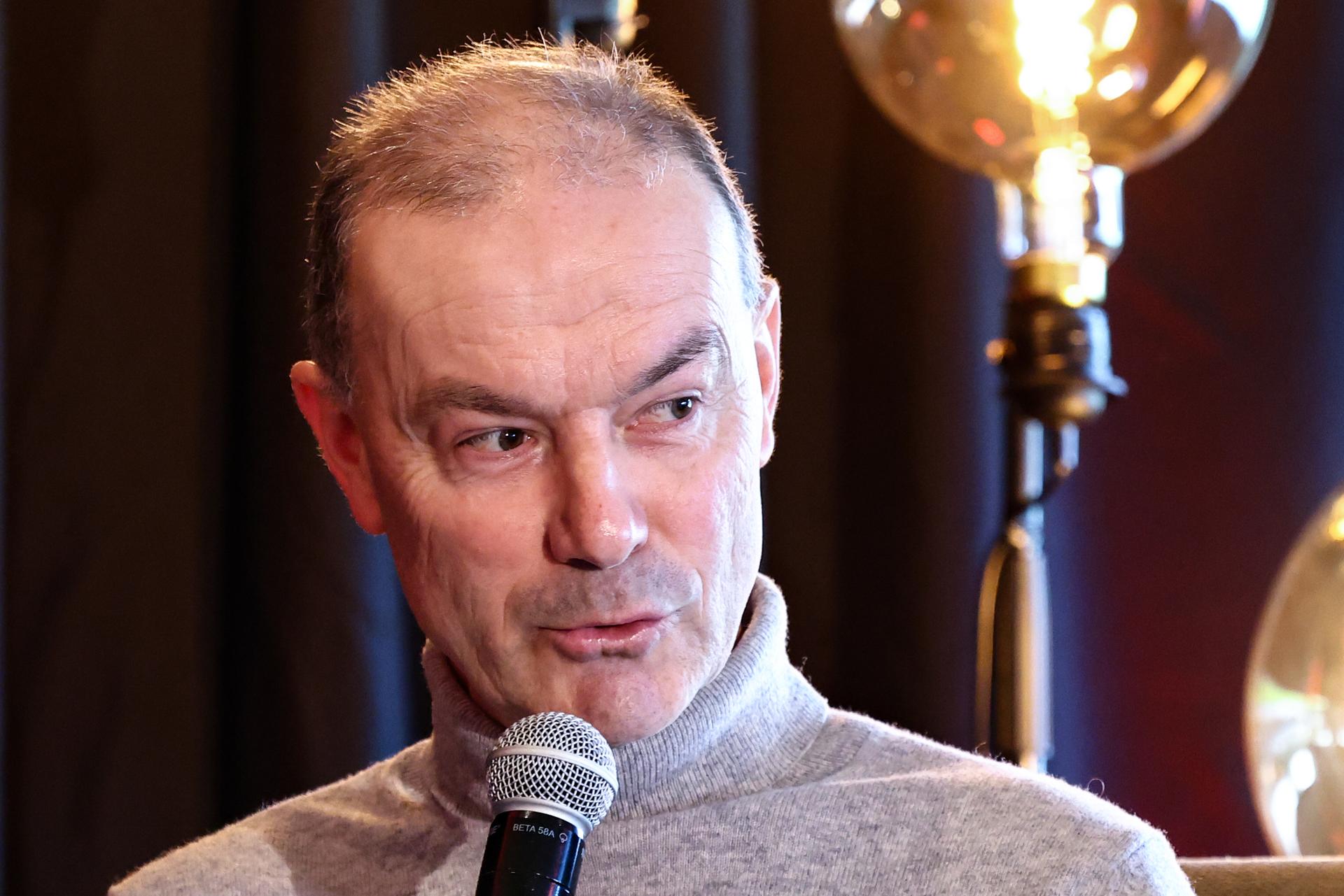 Antwerp's Jean Kindermans pictured during the presentation of the youth plan "Play to Grow" by the Pro League, in Heverlee, Friday 21 February 2025. Sports directors and others will also talk about the challenges and solutions for young elite players. BELGA PHOTO BRUNO FAHY
