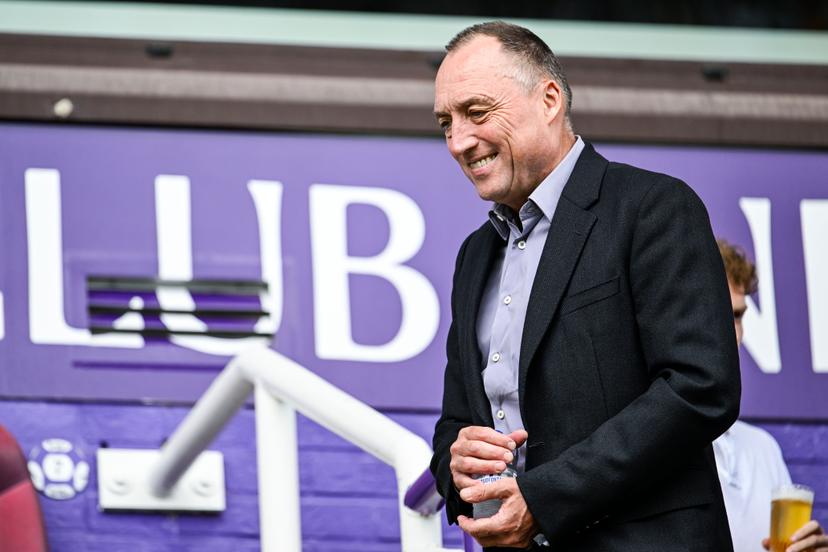 Anderlecht's chairman Wouter Vandenhaute pictured before a soccer match between RSC Anderlecht and KVC Westerlo, Sunday 27 July 2025 in Anderlecht, on day 1 of the 2025-2026 'Jupiler Pro League' first division of the Belgian championship. BELGA PHOTO TOM GOYVAERTS