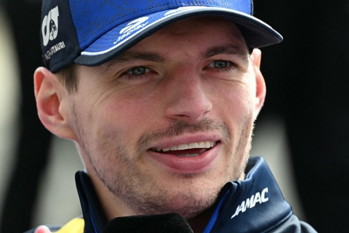 Red Bull Racing's Dutch driver Max Verstappen takes part in an interview ahead of the third practice session of the Formula One Australian Grand Prix at the Albert Park Circuit in Melbourne on March 7, 2026. Paul Crock / AFP