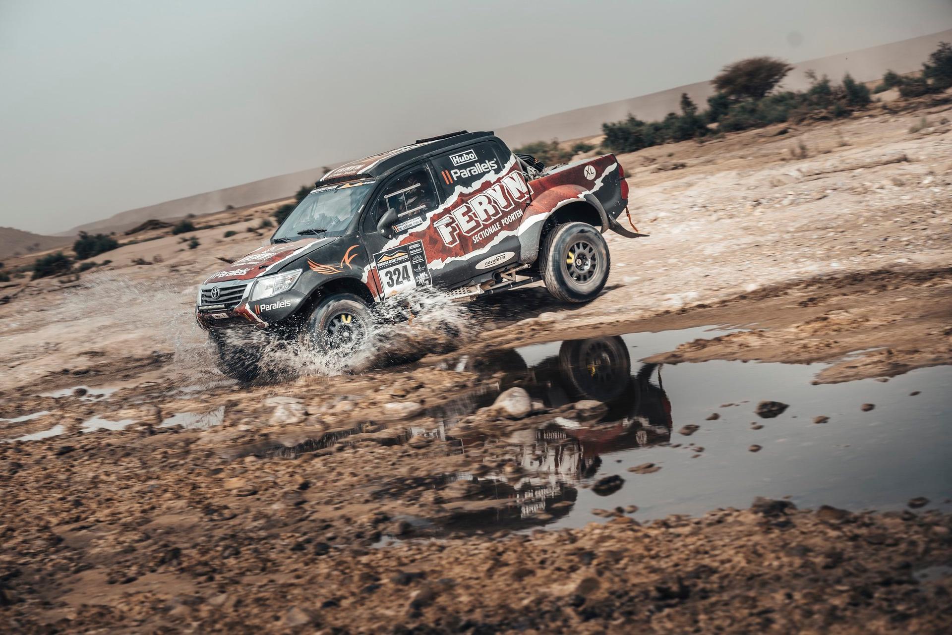 ATTENTION EDITORS - HAND OUT PICTURES - EDITORIAL USE ONLY - MANDATORY CREDIT: ALESSIO CORRADINI - Hand out picture released on Wednesday 09 April 2025 by Eric Dupain shows Belgian Koen Wauters during stage six of the Morocco Desert Challenge rally rally race, on Wednesday 09 April 2025. *** Belga and Belga Editorial Board decline all responsibility regarding the content of this picture. *** PHOTO HAND OUT ALESSIO CORRADINI