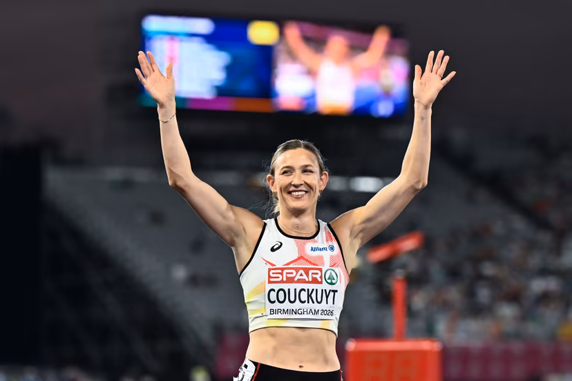 Belgian Paulien Couckuyt pictured at the start of the women's 400m on the third day of the European Athletics Championships (August 10-18) in Birmingham, United Kingdom, on Wednesday 12 August 2026. BELGA PHOTO ERIC LALMAND