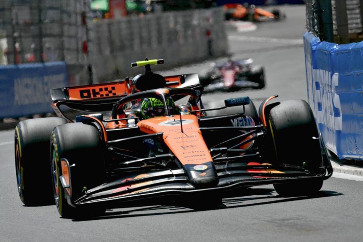McLaren's British driver Lando Norris races during the Formula One Monaco Grand Prix at the Circuit de Monaco, on May 25, 2025. Christophe SIMON / AFP