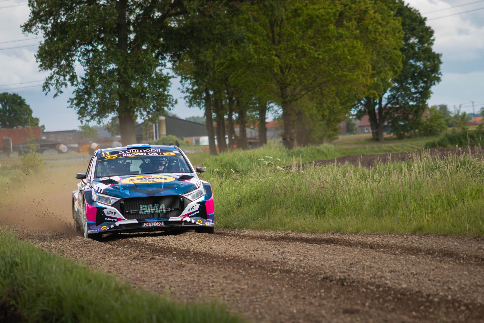 ATTENTION EDITORS - HAND OUT PICTURES - EDITORIAL USE ONLY - MANDATORY CREDIT 'BRC Belgian Rally Championship' This handout picture, distributed by Eric Dupain, shows Gregoire Munster in action during the Sezoensrally rally race of the BRC 2025 in Bocholt on Saturday 16 May 2026. BELGA PHOTO HANDOUT BRC