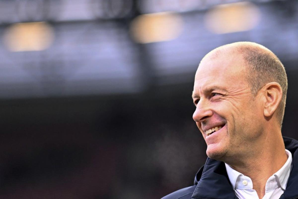 Augsburg's Danish head coach Jess Thorup reacts prior the German first division Bundesliga football match between FC Augsburg and Bayer 04 Leverkusen in Augsburg on December 14, 2024. Kirill KUDRYAVTSEV / AFP