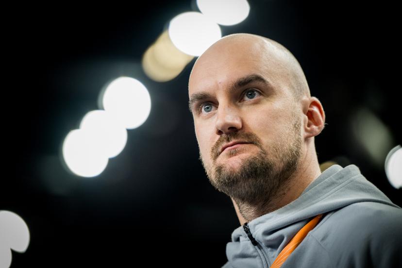 Team Belgium athletics coach Bram Peters is seen at a training session in preparation of the World Athletics Indoor Championship in Torun, Poland on Thursday 19 March 2026. The championships take place from 20 to 22 March. BELGA PHOTO JASPER JACOBS