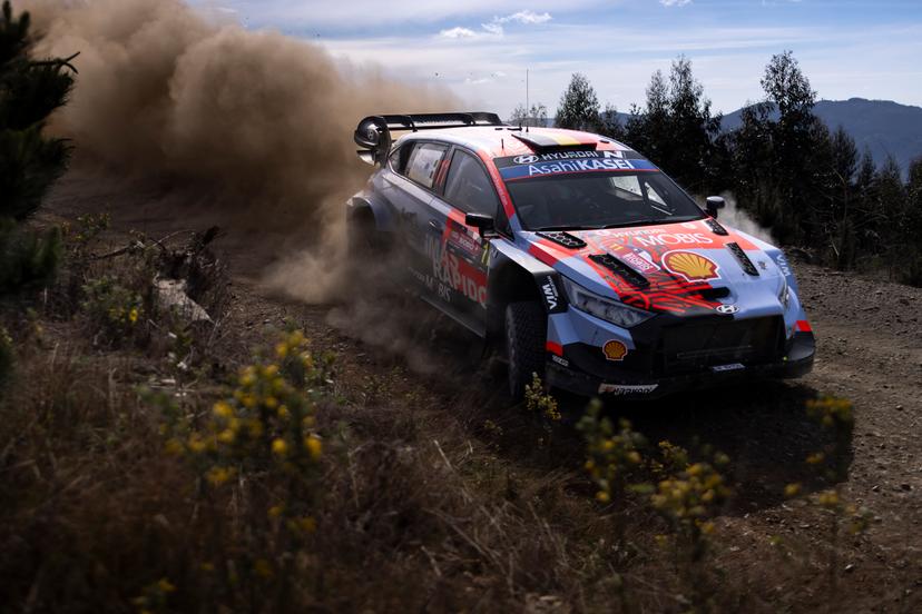 ATTENTION EDITORS - HANDOUT PICTURES - EDITORIAL USE ONLY MANDATORY CREDIT HYUNDAI MOTORSPORT. This handout picture, released by Hyundai Motorsport on Thursday 10 September 2026 shows Thierry Neuville and Martijn Wydaeghe in action during the WRC Rally Chile, the 12th manche of the FIA World Rally Cup. Belga and Belga editorial board decline all responsability regarding the content of this picture. PHOTO HANDOUT HYUNDAI MOTORSPORT