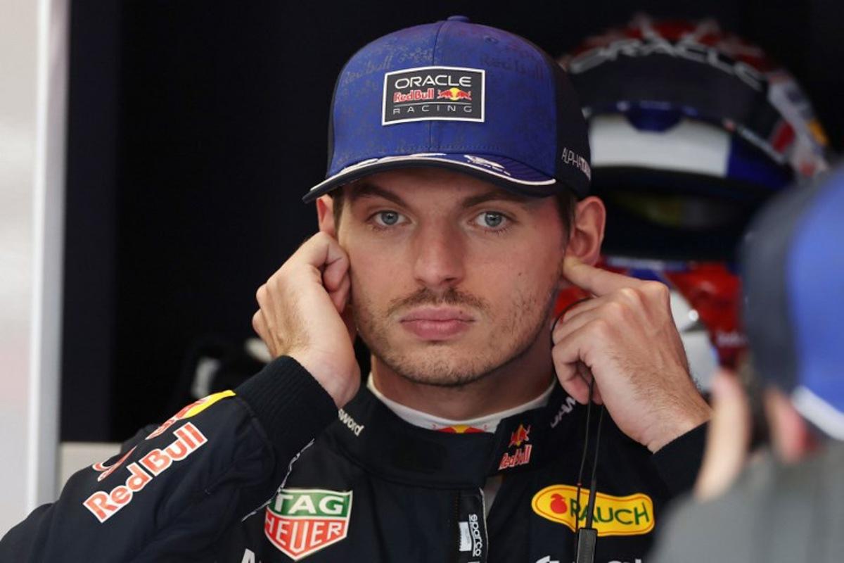 Red Bull Racing's Dutch driver Max Verstappen prepares himself in the box for the first practice session at the Circuit de Catalunya ahead of the Catalonia Formula One Grand Prix in Montmelo, on the outskirts of Barcelona on June 12, 2026. Lluis GENE / AFP
