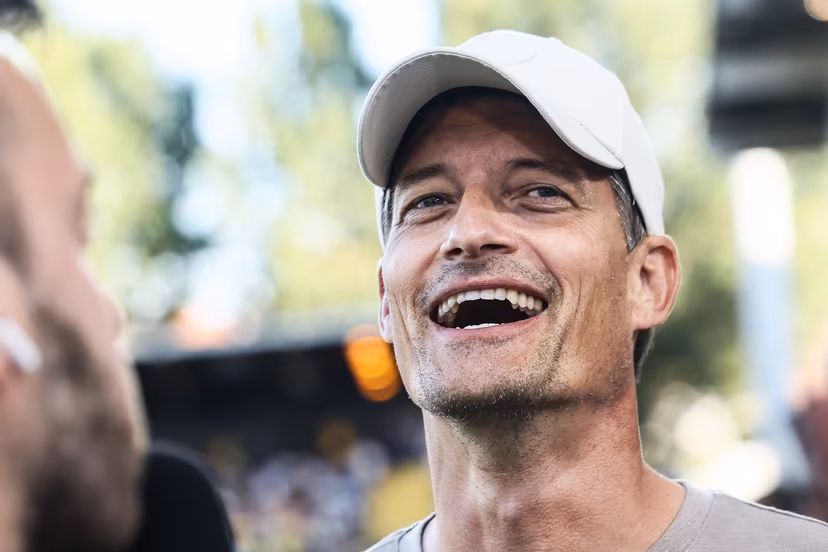 former coach Alexander Blessin pictured before a soccer game between Belgian Royale Union Saint-Gilloise and Norwegian Bodo/Glimt, Tuesday 04 August 2026 in Oostende, in the first leg of the third qualifying round for the UEFA Champions League. BELGA PHOTO BRUNO FAHY