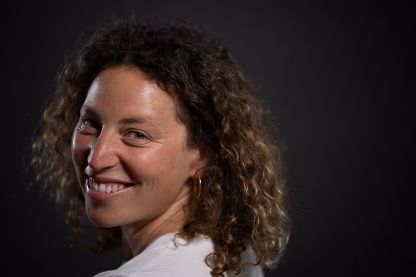 "Magenta" Class40 Belgian sailor Djemila Tassin poses for a photo session during the kick-off of the 13th Route du Rhum at the Hermine theater in Saint-Malo, western France on June 30, 2026. From Saint-Malo in Brittany to Pointe-à-Pitre in Guadeloupe, over 100 skippers across 6 classes will take the start on November 1, 2026, in this solo transatlantic sailing race. Martin BUREAU / AFP