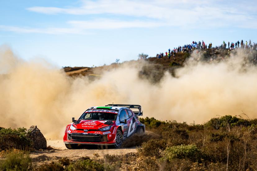 ATTENTION EDITORS - HANDOUT PICTURES - EDITORIAL USE ONLY MANDATORY CREDIT Hyundai Motorsport- This handout picture, released by Hyundai Motorsport on Friday 2 October 2026 shows Elfyn Evans - Scott Martin during the WRC Rally of Sardinia. - Belga and Belga editorial board decline all responsability regarding the content of this picture. PHOTO HANDOUT Hyundai Motorsport