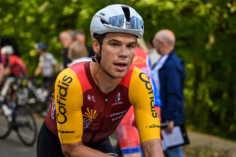 Belgian Milan Fretin of Cofidis is pictured after the one day cycling race Grand Prix de Wallonie 2026 (196,8 km), in Namur, on Wednesday 16 September 2026. BELGA PHOTO DAVID PINTENS