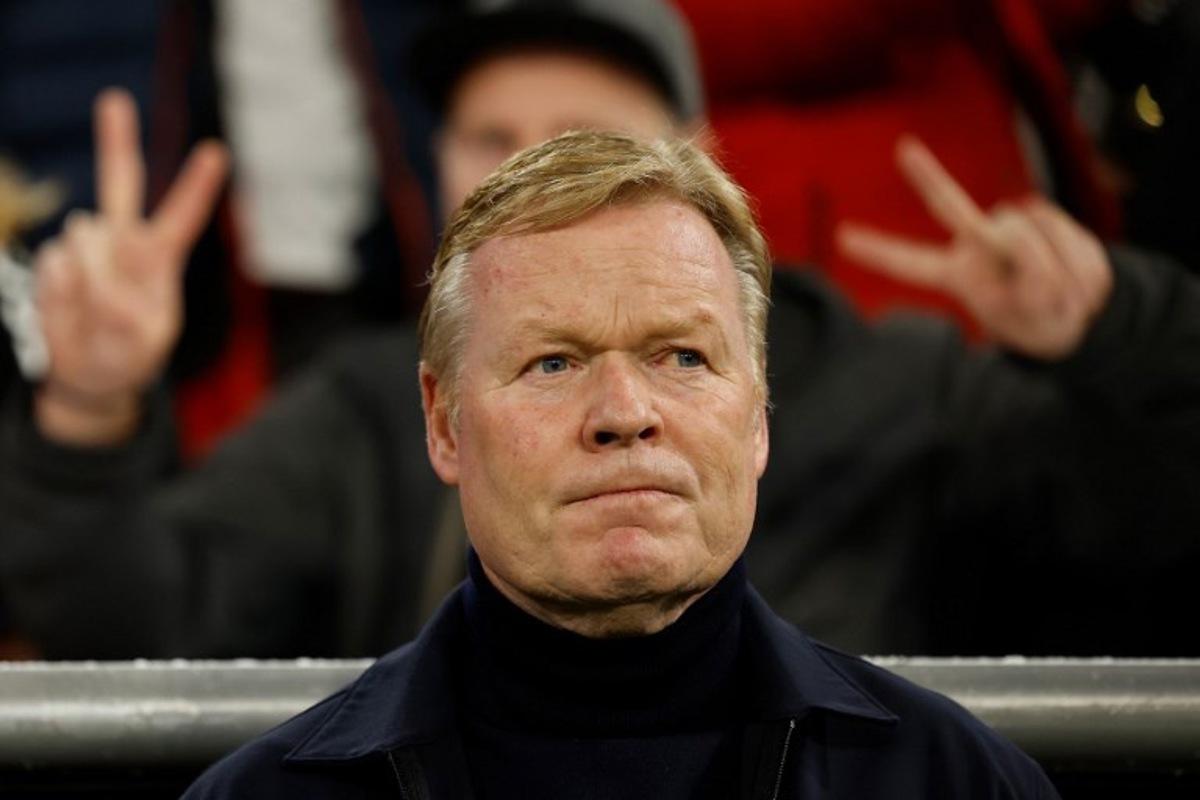 Netherlands' headcoach Ronald Koeman is pictured prior to the UEFA Nations League, League A Group A3 football match between Germany and the Netherlands in Munich, southern Germany on October 14, 2024. Odd ANDERSEN / AFP