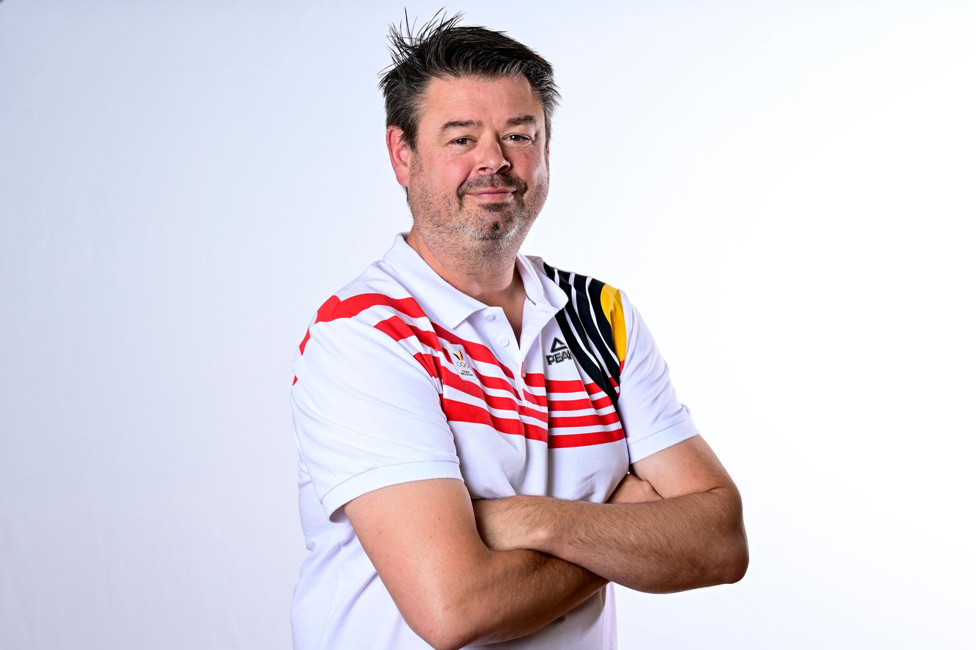 Detlef Elewaut pictured during a press conference for the presentation of the Belgian delegation for the World Games in Chengdu, China (07-17/08) on Wednesday 18 June 2025 in Brussels. BELGA PHOTO DIRK WAEM