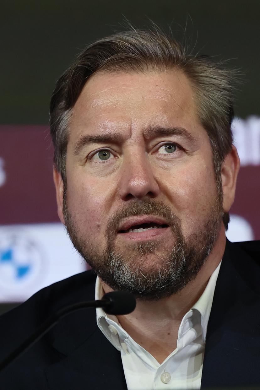 RBFA sports director Vincent Mannaert is pictured during a press conference of Belgian national soccer team Red Devils to present their new head coach , on Friday 7 August 2026, at the RBFA headquarters in Tubize. BELGA PHOTO BRUNO FAHY