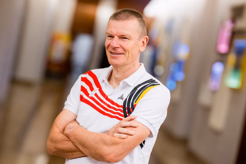 Team Leader Gert Van Looy pictured during the annual stage of Team Belgium organized by the BOIC-COIB Belgian Olympic Committee, in Belek, Turkey, Saturday 22 November 2025. The camp takes place from 19 to 26 November and focuses on the initial preparations for the 2028 Olympic Games in Los Angeles. BELGA PHOTO JASPER JACOBS
