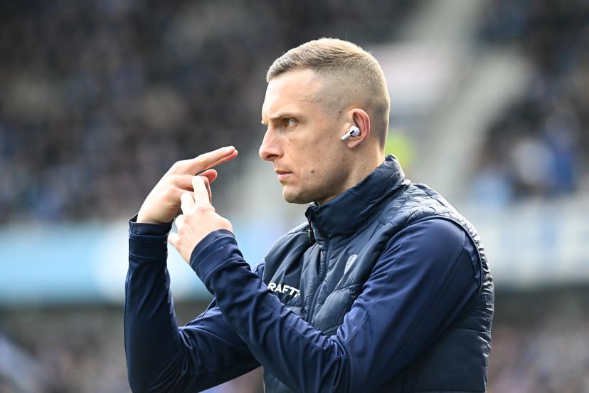 Gent's assistant coach Timothy Derijck pictured during a soccer match between KRC Genk and KAA Gent, Sunday 01 March 2026 in Genk, on day 27 of the 2025-2026 'Jupiler Pro League' first division of the Belgian championship. BELGA PHOTO JILL DELSAUX