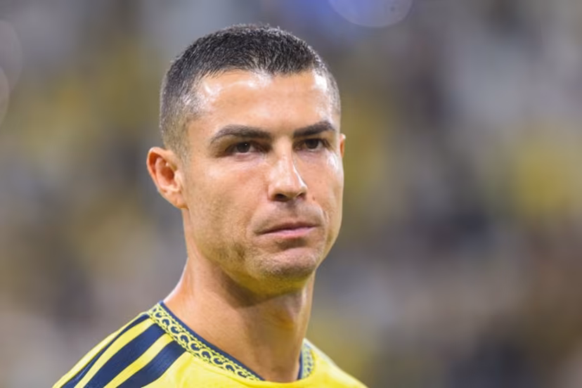 Nassr's Portuguese forward #07 Cristiano Ronaldo is seen prior to the start of the Saudi Pro League football match between Al-Nassr and Diriyah FC at Al-Awwal Park in Riyadh on October 9, 2026. Fayez NURELDINE / AFP