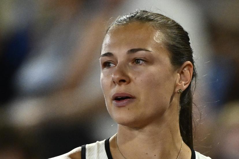 Belgian Elien Vekemans pictured during the final of the women's pole vault event on the fourth day of the European Athletics Championships (August 10-18) in Birmingham, United Kingdom, on Thursday 13 August 2026. BELGA PHOTO ERIC LALMAND