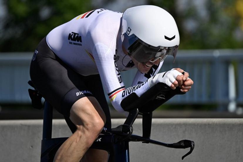 Germany's Max Walscheid competes in the Men's Elite individual time trial during 2026 Union Cycliste Internationale (UCI) Road World Championships in Montreal, Quebec, on September 20, 2026. Andrej Ivanov / AFP