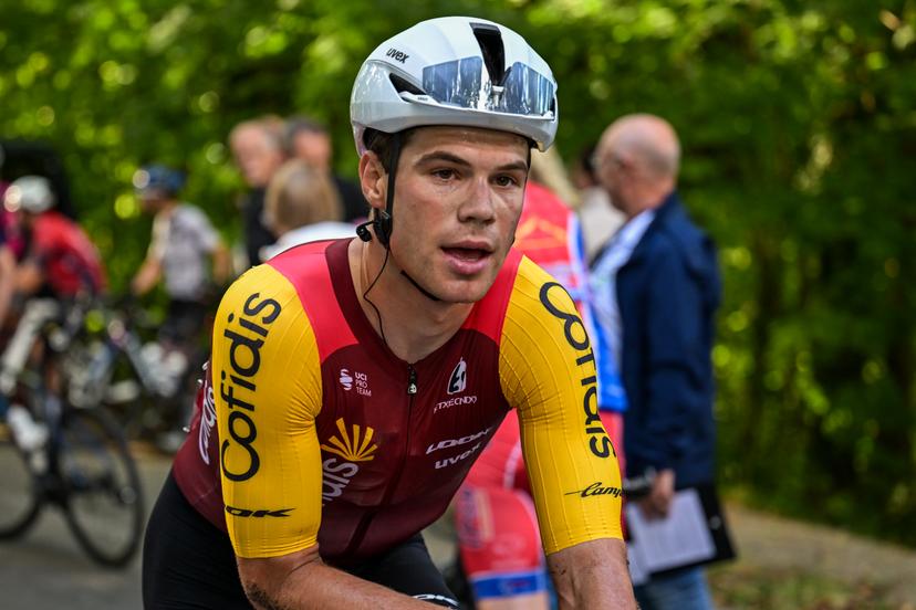 Belgian Milan Fretin of Cofidis is pictured after the one day cycling race Grand Prix de Wallonie 2026 (196,8 km), in Namur, on Wednesday 16 September 2026. BELGA PHOTO DAVID PINTENS