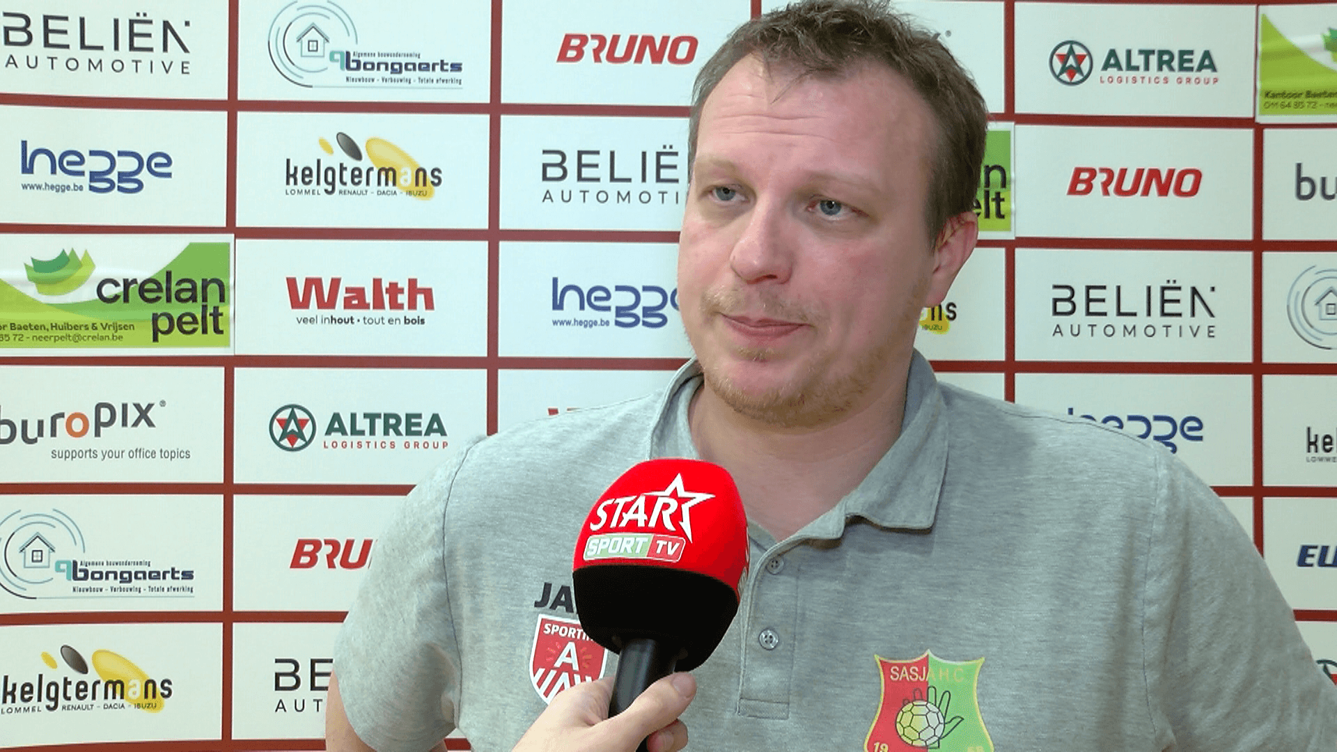 Reactie coach Kevin jacobs Biobest Sasja na 31-22 verlies op Sporting Pelt