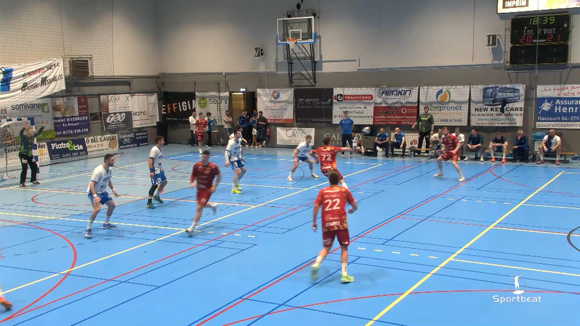 Verslag HC Visé vs Sporting Pelt speeldag 2 Playoffs 2024