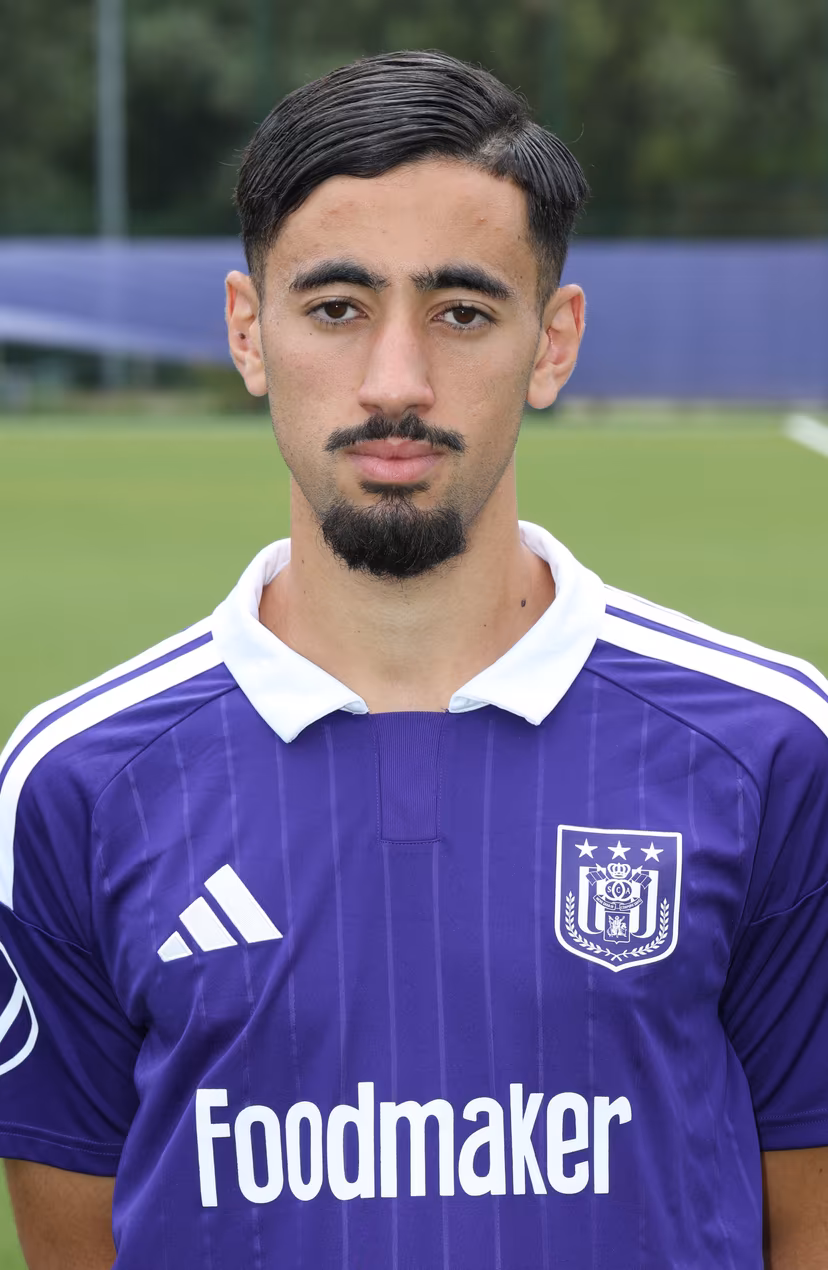 Futures' Willsem Boussaid poses for the photographer at the 2026-2027 season photoshoot of Belgian Challenger Pro League team RSCA Futures, Tuesday 04 August 2026 in Brussels. BELGA PHOTO VIRGINIE LEFOUR