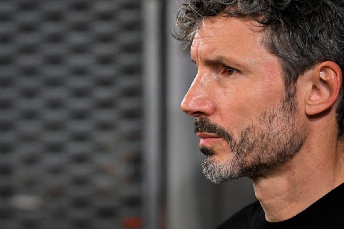 Belgium's coach Mark van Bommel reacts prior to the UEFA Nations League, League A - Group 1, football match between Belgium and Turkey at the Maurice Dufrasne stadium, in Liege, eastern Belgium on October 2, 2026. JOHN THYS / AFP