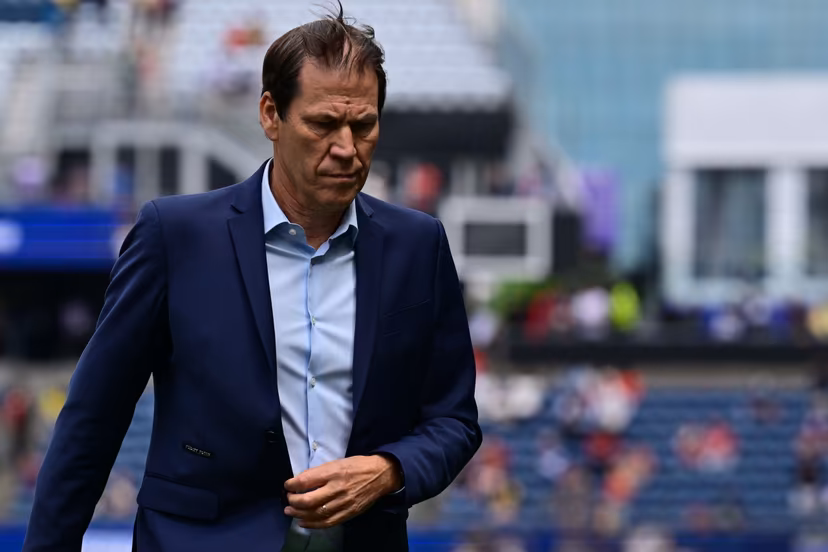 Belgium's head coach Rudi Garcia and pictured prior to a soccer game between Belgian national team Red Devils and Senegal, on Wednesday 01 July 2026, at the Seattle Field, in Seattle, a 1/16 finals game in the FIFA World Cup 2026. BELGA PHOTO DIRK WAEM