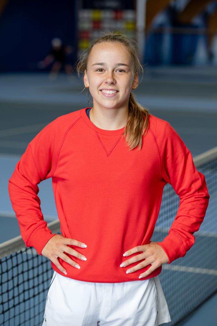 This portrait distributed on Tuesday 19 September 2023, shows Amelie Van Impe posing for a portrait at the Topsportcentrum in Wilrijk, Antwerp, Friday 01 September 2023. BELGA PHOTO JONAS ROOSENS