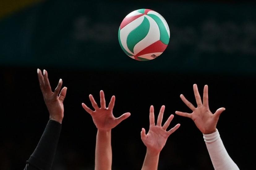 View during the women's teams finals gold medal match volleyball event during the Pan American Games Santiago 2023 at the Parque O'Higgins Arena in Santiago on October 26, 2023. Pablo Vera / AFP