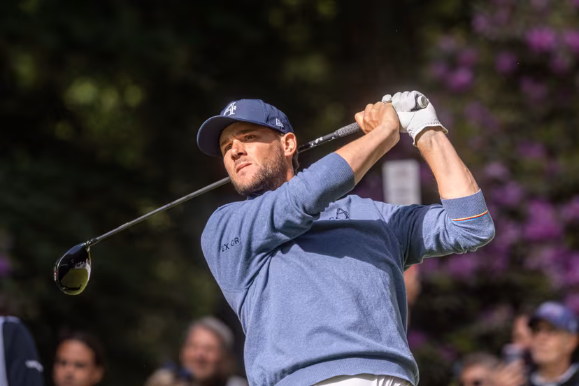 Belgian Thomas Pieters is pictured during the 2025 Soudal Open DP World Tour golf tournament, in Schilde, Wednesday 21 May 2025. From May 22 to 25, Rinkven Golf Club in Schilde will host the fourth edition of the Soudal Open, the Belgian leg of the DP World Tour. BELGA PHOTO JONAS ROOSENS