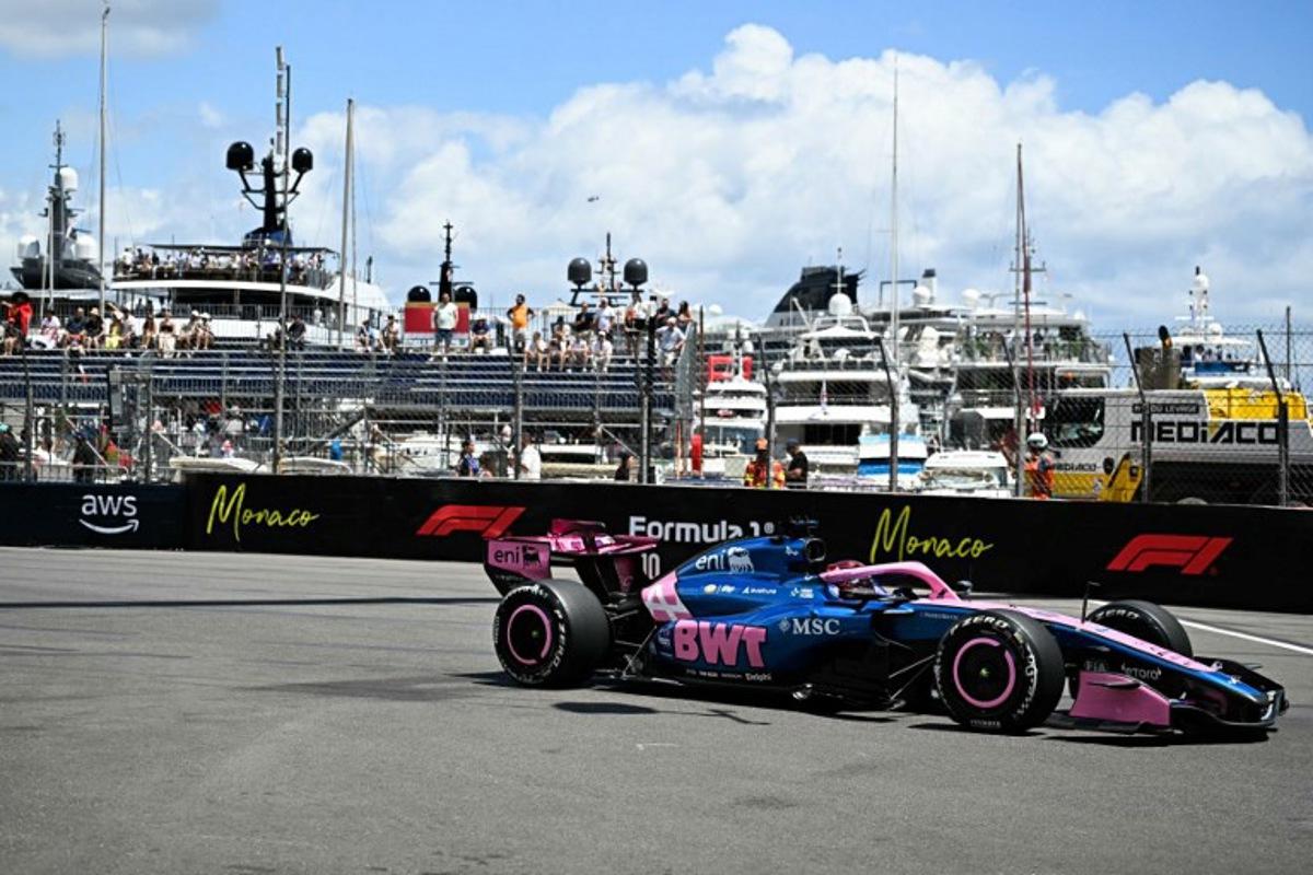 Alpine's French driver Pierre Gasly takes part in the first practice session at the Monaco street circuit in Monaco, ahead of the Monaco Formula 1 Grand Prix, on June 5, 2026. Gabriel BOUYS / AFP