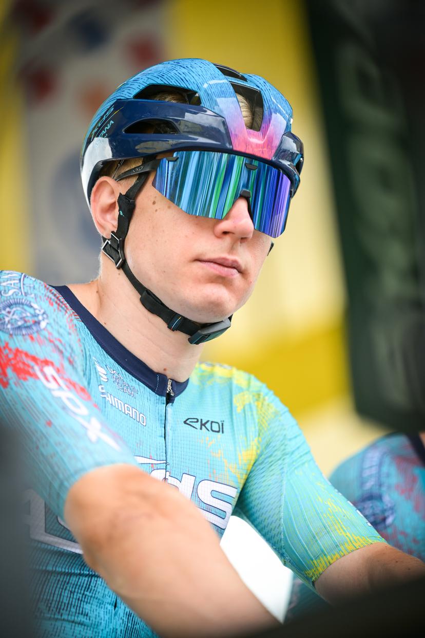 German Max Kanter of XDS Astana Team pictured at the start of stage 7 of the 2026 Tour de France cycling race, a stage of 175km from Hagetmau to Bordeaux, on Friday 10 July 2026. The 113th edition of the Tour de France starts on Saturday 4 July in Barcelona, Spain, and will finish in Paris, France on the 26th of July. BELGA PHOTO DAVID PINTENS