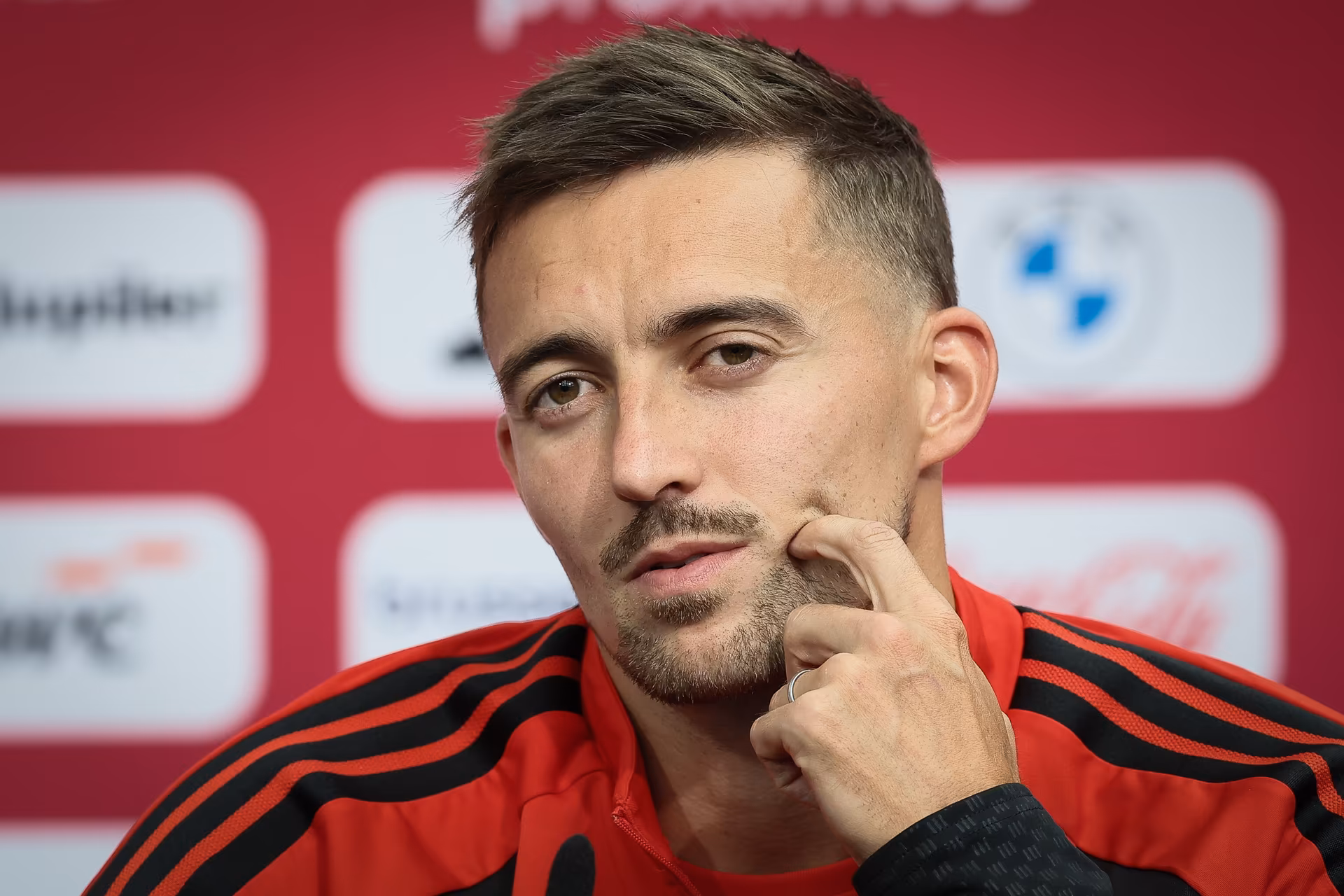Belgium's Timothy Castagne pictured during a press moment of Belgian national soccer team Red Devils, on Thursday 02 July 2026 in their base camp, home of the Seattle Sounders, Renton, Seattle, USA. The Rode Duivels - Diables Rouges qualified for the knockout stage of the 2026 FIFA World Cup, where they'll meet USA in the round of 16 on July 7th. BELGA PHOTO BRUNO FAHY
