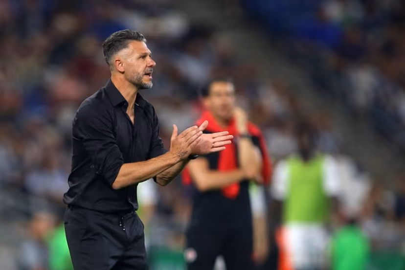 Monterrey's Argentine coach Martin Demichelis gestures during the Liga MX Clausura football match between Monterrey and Tijuana at the BBVA Stadium in Monterrey, Mexico on March 29, 2025. Julio Cesar AGUILAR / AFP