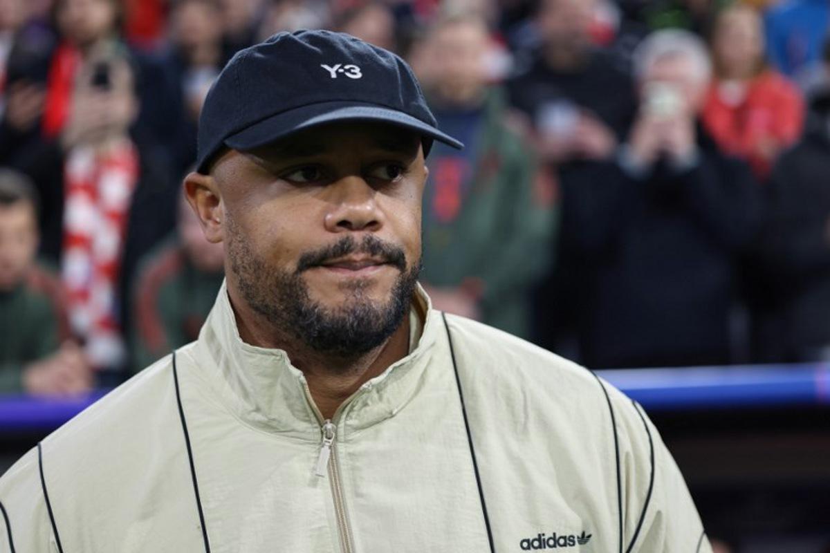 Bayern Munich's Belgian head coach Vincent Kompany is pictured prior to the UEFA Champions League quarter-final second leg football match between FC Bayern Munich and Real Madrid in Munich, southern Germany, on April 15, 2026. Alexandra BEIER / AFP