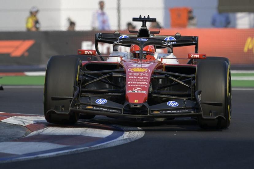 Ferrari's Monegasque driver Charles Leclerc races during the second practice session of the Mexico City Formula One Grand Prix at the Hermanos Rodriguez racetrack in Mexico City on October 30, 2026. Alfredo ESTRELLA / AFP