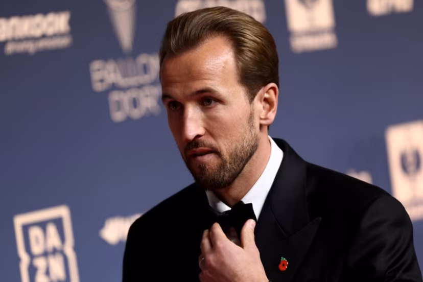 England and Bayern Munich forward Harry Kane arrives to attend the 2026 Ballon d'Or France Football award ceremony at the Palladium Theatre in London on October 26, 2026. Toby Shepheard / AFP
