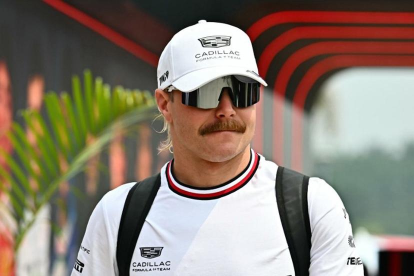 Cadillac's Finnish driver Valtteri Bottas arrives ahead of the Formula One Bahrain Grand Prix in Sepang on October 4, 2026. Lillian SUWANRUMPHA / AFP