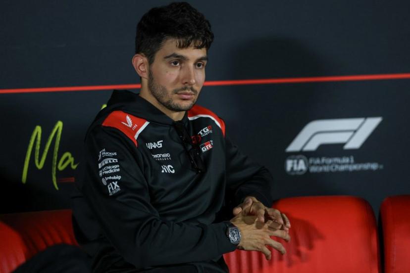 Haas F1 Team's French driver Esteban Ocon attends a press conference at the Madring circuit on September 10, 2026 in Madrid, ahead of the Spanish Formula One Grand Prix. The Madring, a semi-urban track featuring 22 corners over a distance of 5.4 kilometres, will host it's inaugural Spanish Grand Prix on September 13, 2026. Pierre-Philippe MARCOU / AFP