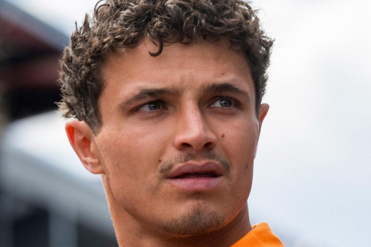 McLaren's British driver Lando Norris walks in the paddock ahead of the Formula One Hungarian Grand Prix at the Hungaroring circuit in Mogyorod near Budapest, Hungary, on July 23, 2026. Andrej ISAKOVIC / AFP