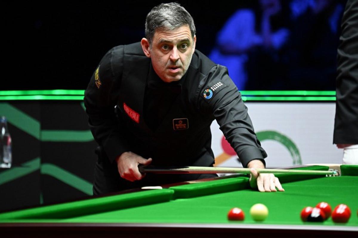 Britain's Ronnie O'Sullivan plays a shot against compatriot Joe O'Connor in round 1 of the Snooker World Grand Prix 2026 in Hong Kong on February 4, 2026. Peter PARKS / AFP